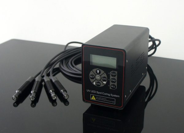 uv led spot curing system 4heads  UV4S