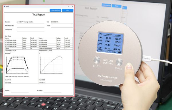 UVEM86138 Four-channel UV Energy Meter - Image 3